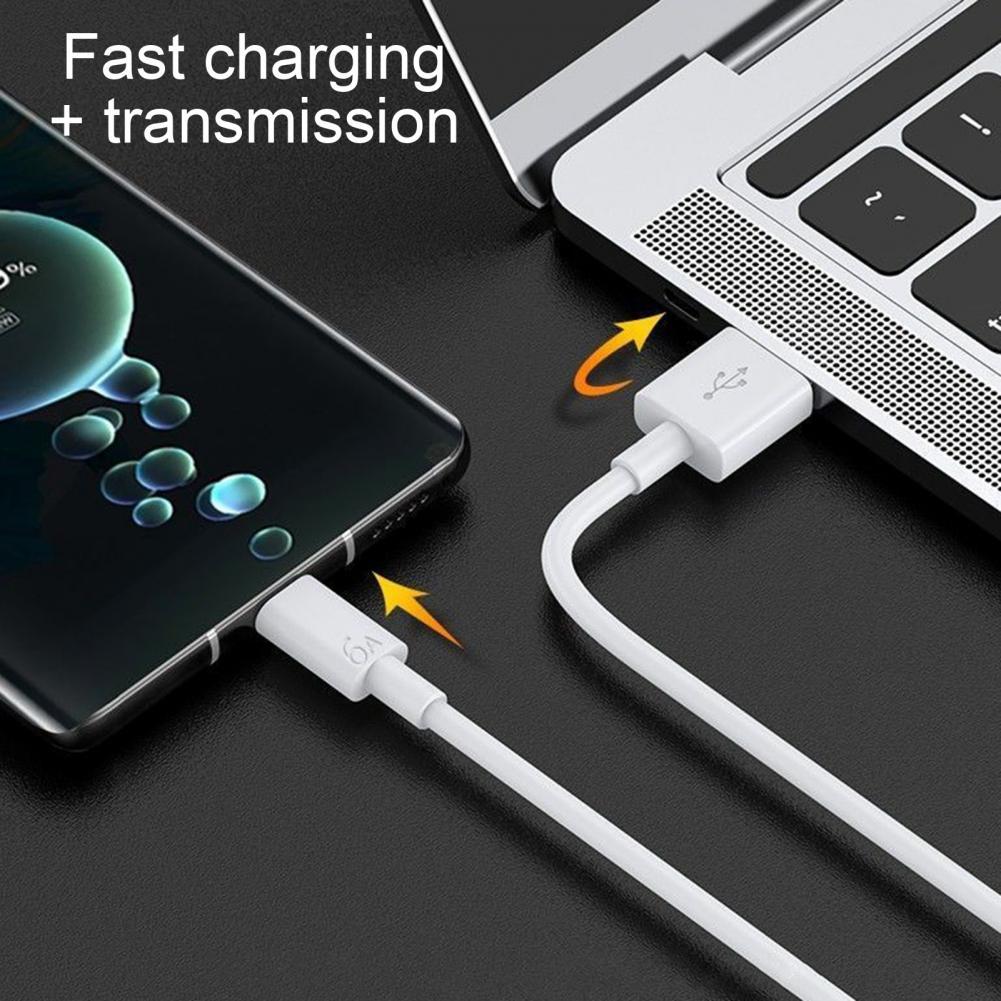 6A USB Type C Cable 66W Fast Charging For Xiaomi Mi 14 13 Redmi Note POCO  Oneplus 12 USB C Phone Charger Cable Data Cord