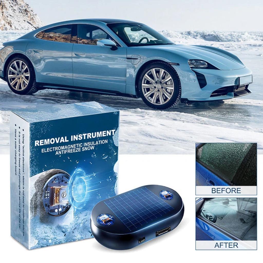 Antifreeze Snow Removal Device for Car Windshields and Rearview Mirrors - Portable Antifreeze Tool