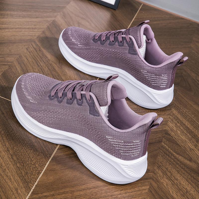 Женская обувь, дышащие кроссовки, женские повседневные розовые туфли, женские сетчатые спортивные прогулочные кроссовки, большие размеры