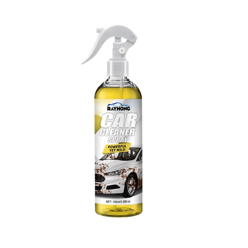 RAYHONG Car Cleaning Spray 100ml Removes Grease, Dust, and Stains Gently Cleans Car Paint Multi-purpose Maintenance