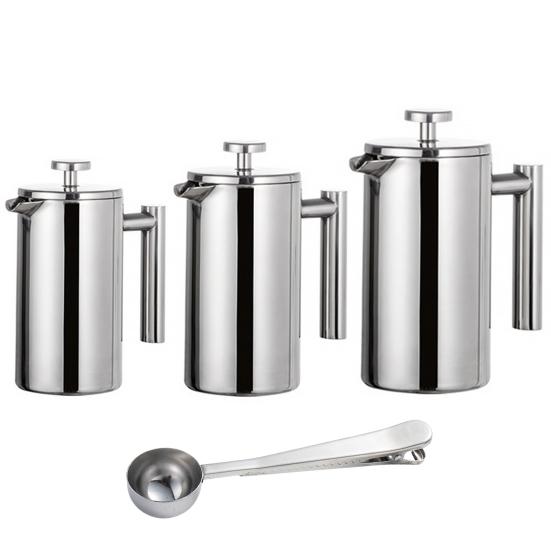 800 мл/350 мл/1000 мл кофейный пресс, легко чистящаяся кофеварка из нержавеющей стали, портативная для домашней кухни