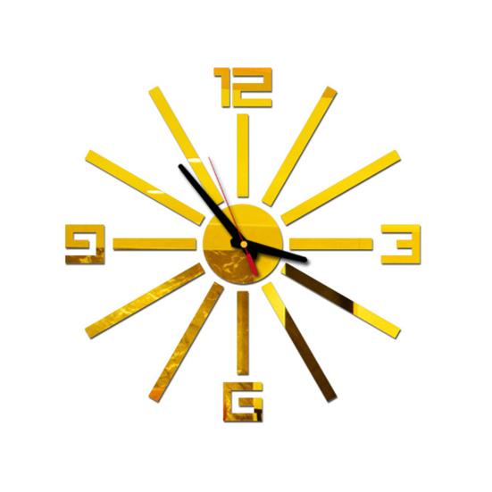 Настенные часы с 3D-эффектом, римскими цифрами, настенная установка, акриловые часы без перфорации