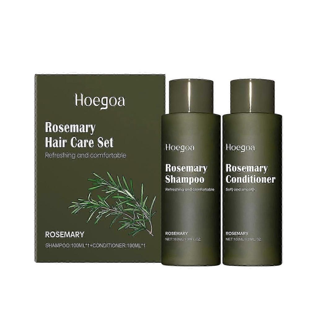 Rosemary Hair Care Set, Anti-dandruff Oil Control Shampoo, Moisturizing Repair Conditioner, Nourishing Strengthen Hair, Reduce Hair Breakage, Fresh Fr