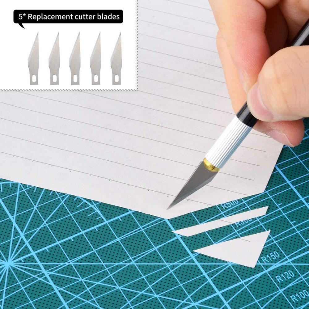 15 шт. 45 мм набор для вращающегося резака, коврик для резки, линейка для пэчворка, швейные зажимы для одежды, ткани, кожи, инструменты для шитья своими руками