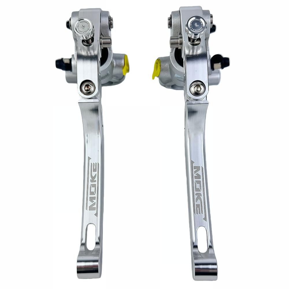 15mm Piston Motorcycle Foldable Clutch Brake Lever Anti-Drop CNC Aluminum Adjustable Universal Modification Accessories Upgrade