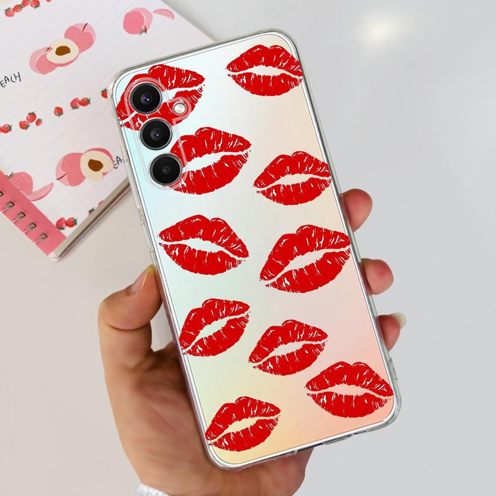 Чехол для Samsung Galaxy A34 5G 6.6" Милый Кот Астронавт Мягкий Силикон ТПУ Чехол для Samsung a34 A34 5G Ударопрочный Чехол для Телефона Funda