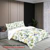 3pcs Plants Pattern Printed Bedding Set,soft and Comfortable, 1*duvet Cover+2*pillowcase, Suitable for Women and Adult's Bedroom