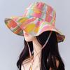 Новая мятная цветная солнцезащитная шляпа Manbo для женщин, летняя шляпа рыбака с большим ремешком, солнцезащитная шляпа с защитой от ультрафиолета
