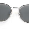 Excellent LOUIS VUITTON sunglasses LV Supervision round Silver Gray Lens Used