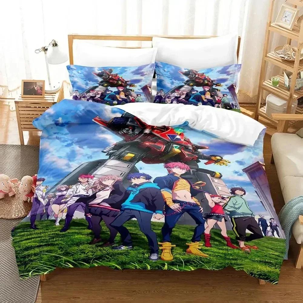 Новый 3D-принт Аниме Ssss.Gridman Комплект постельного белья Спальня Мягкие Современные Покрывала Удобное Пододеяльник Чехол для одеяла и Наволочка