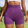 Outdoor Hip Lifting Three Part Yoga Shorts High Waist Fitness Pants Sports Running Shorts Women'S Yoga Clothes Quick Drying Shorts Women'S
