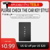 Автомобильная наклейка Чехол-держатель для смарт-ключа NFC-карты Tesla, чехол-оболочка для Tesla Model 3 Model Y, защитный чехол для автоключа
