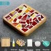 Bamboo Mosaic Coaster DIY Kit for Students and Kids