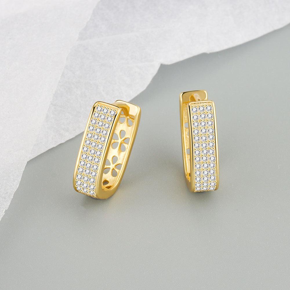 Stylish Geometric Earrings For Women Minimalist Personalized Temperament Jewelry Exquisite Small Accessories