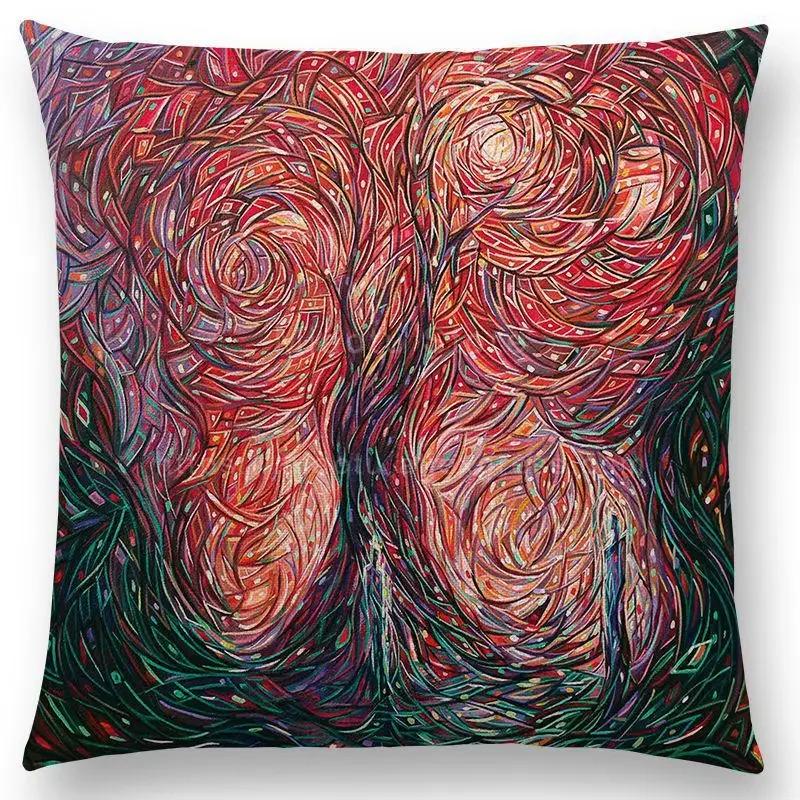 Чехол для подушки в мексиканском стиле с абстрактным рисунком, модная высококачественная декоративная наволочка, прямая поставка