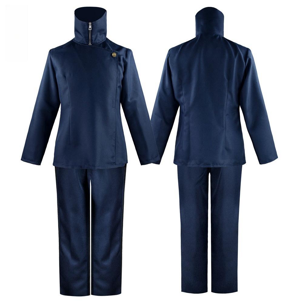 Аниме Дзюдзюцу Кайсен Косплей Тоге Инумаки Косплей Костюм Татуировка Наклейка Парик Костюмы Хэллоуин Рождественская Вечеринка Одежда Для Женщин