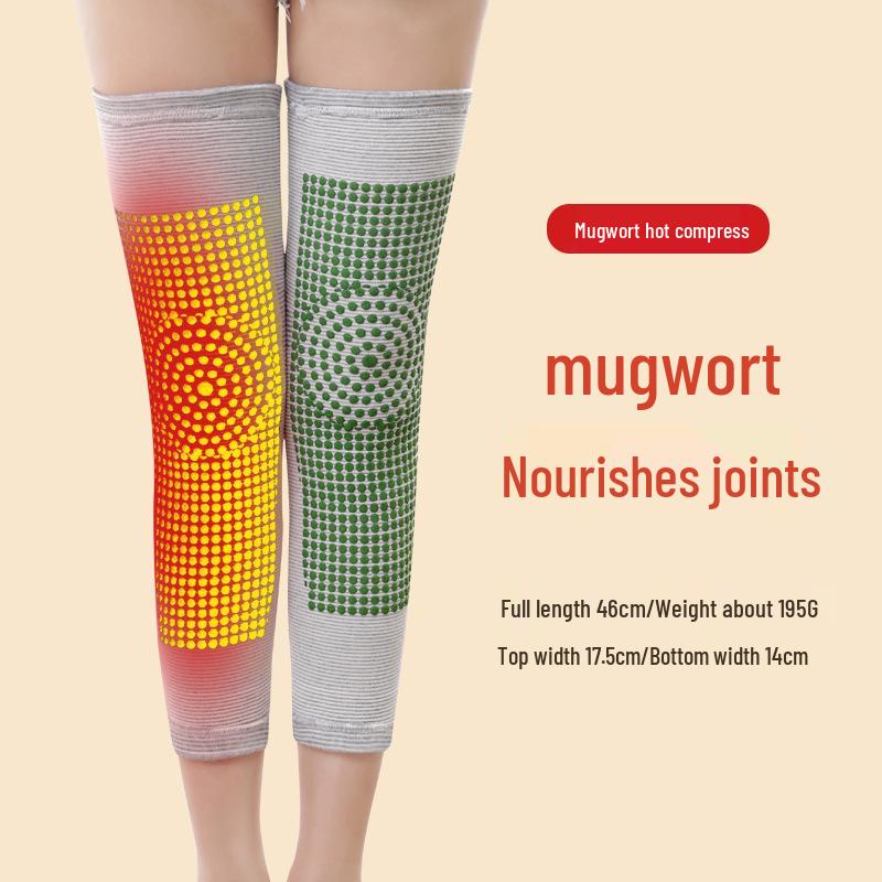 Полынь согревающая наколенник: Тепло для холодных ног и облегчение боли в суставах, унисекс, длинный рукав для осени и зимы