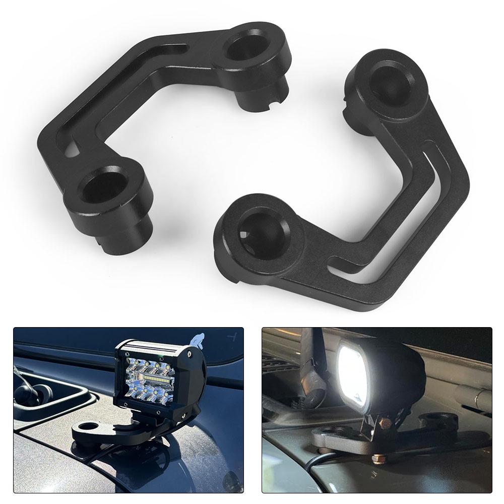 Кронштейн для крепления светодиодной фары на переднюю стойку A для Jeep Wrangler JL/JLU 2018-2023