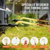 2PCS 5/16"x6' G80 Tow Chain 15" J Hook Long Shank RTJ & Grab Hooks Wrecker
