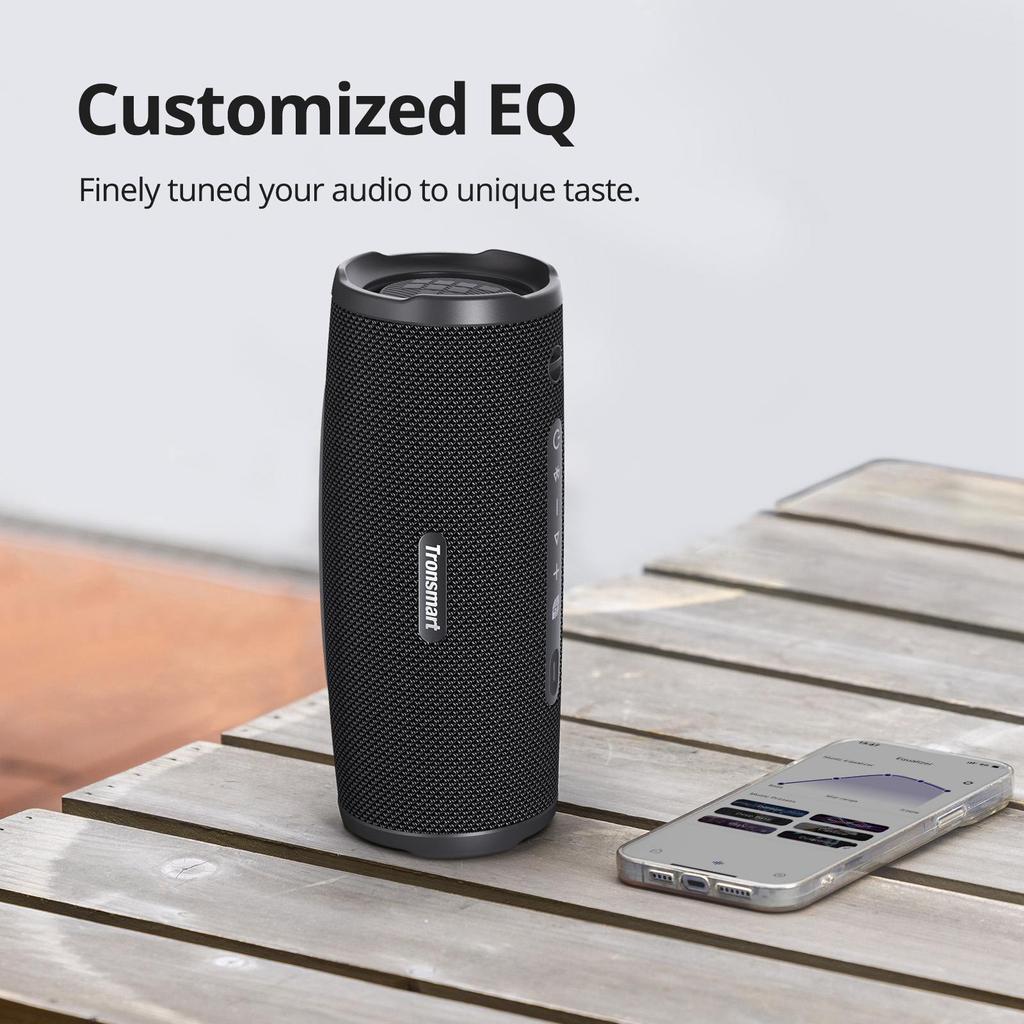 Tronsmart Mirtune C3 Plus Bluetooth Speaker, 30W Loud Sound with Bass, IPX7 Waterproof, 18H Playtime, Stereo Pairing, Portable with Lanyard