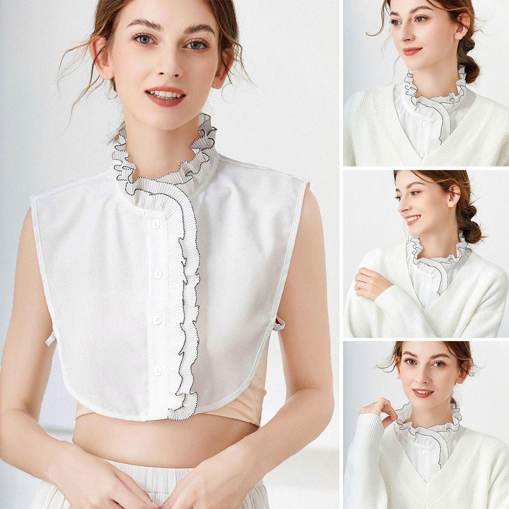 Detachable Lapel Cotton Clothes Accessories Fashion Blouse False Collar