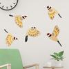 5 Pcs Wooden Bird Decor Rustic Flying Birds Wall Decoration Home Office Wall Art Bird Ornaments Gift for Bird Lovers