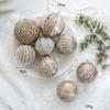 Christmas Tree Decorations Balls Ornaments Crafts Charm Pendants Glitter Xmas Decor