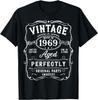 Vintage 56 Birthday Decorations Women Men 56th BDay 1969 Tee T-Shirt Mens T Shirt Print On Demand Short Sleev Camiseta Hombr