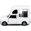 Микро-тени Tin Tiny City 1 50 Jp13 Мини-автомобиль Morris Mini Фургон с мороженым Белый Литая модель