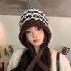 Womens Knitted Cap For Fall And Winter Thermal Protection With Windproof Breathable Material