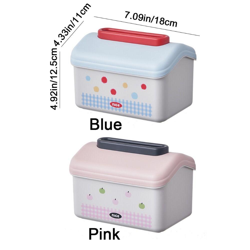 Большая вместимость мультяшная коробка для бумажных полотенец пластиковая коробка для хранения бумаги коробка для салфеток гостиная