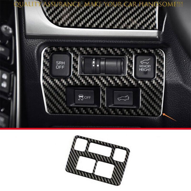 For Subaru Forester 2014-2018 Real Carbon Fiber Driver's Side Dash Control Cover