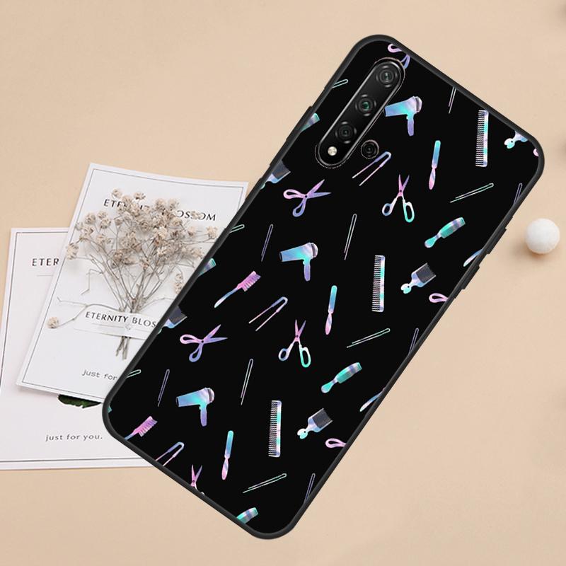 Hair Stylist Hairdresser For Huawei Nova Y91 Y61 Y60 Y70 Y72 Y73 Y90 9 10 SE 7i 8i 11i 12i P30 P40 Lite P60 Pro Case