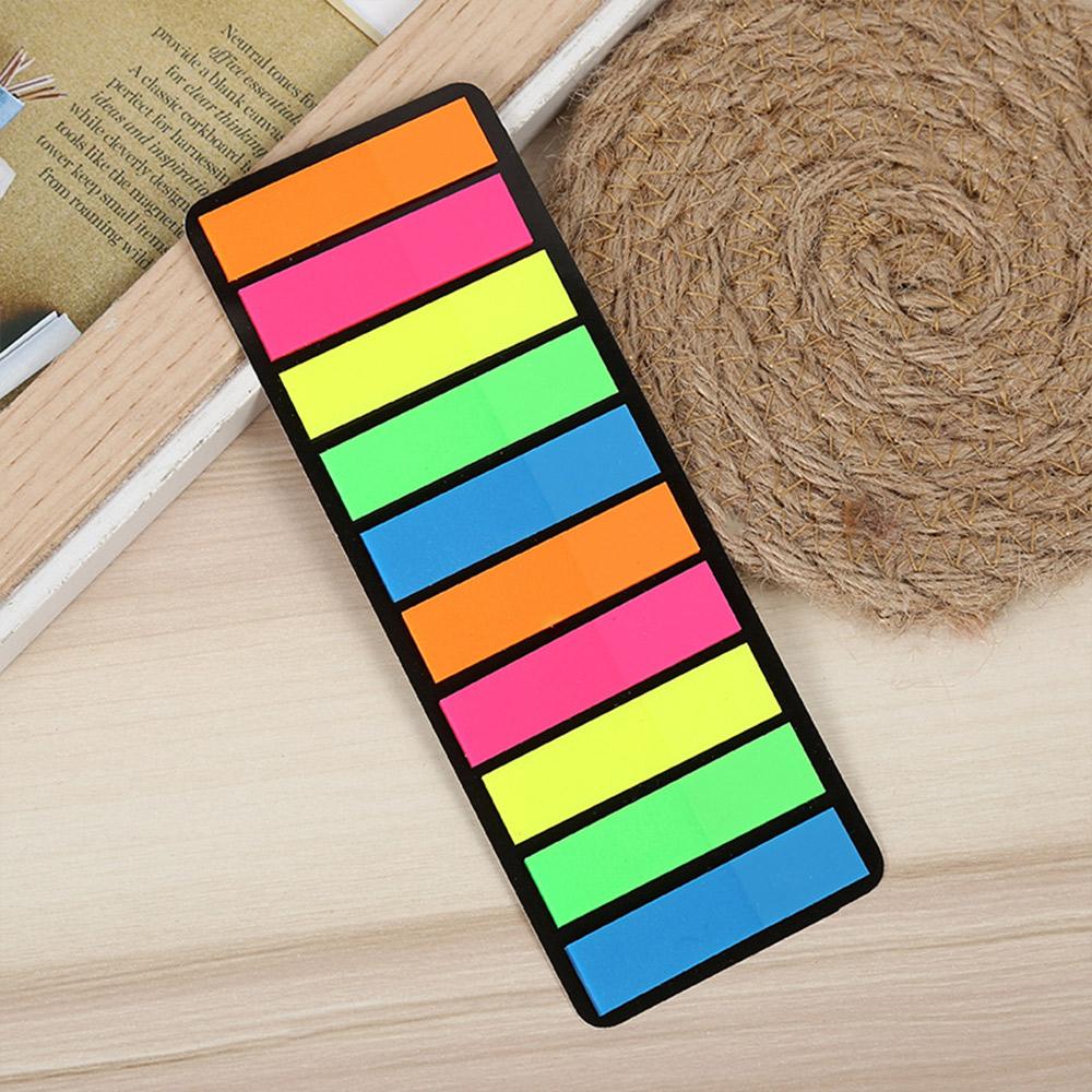 Strip Arrow Sticky Notes Memo Pad Paper Sticker Fluorescent Notes Bookmarks Planner Stickers