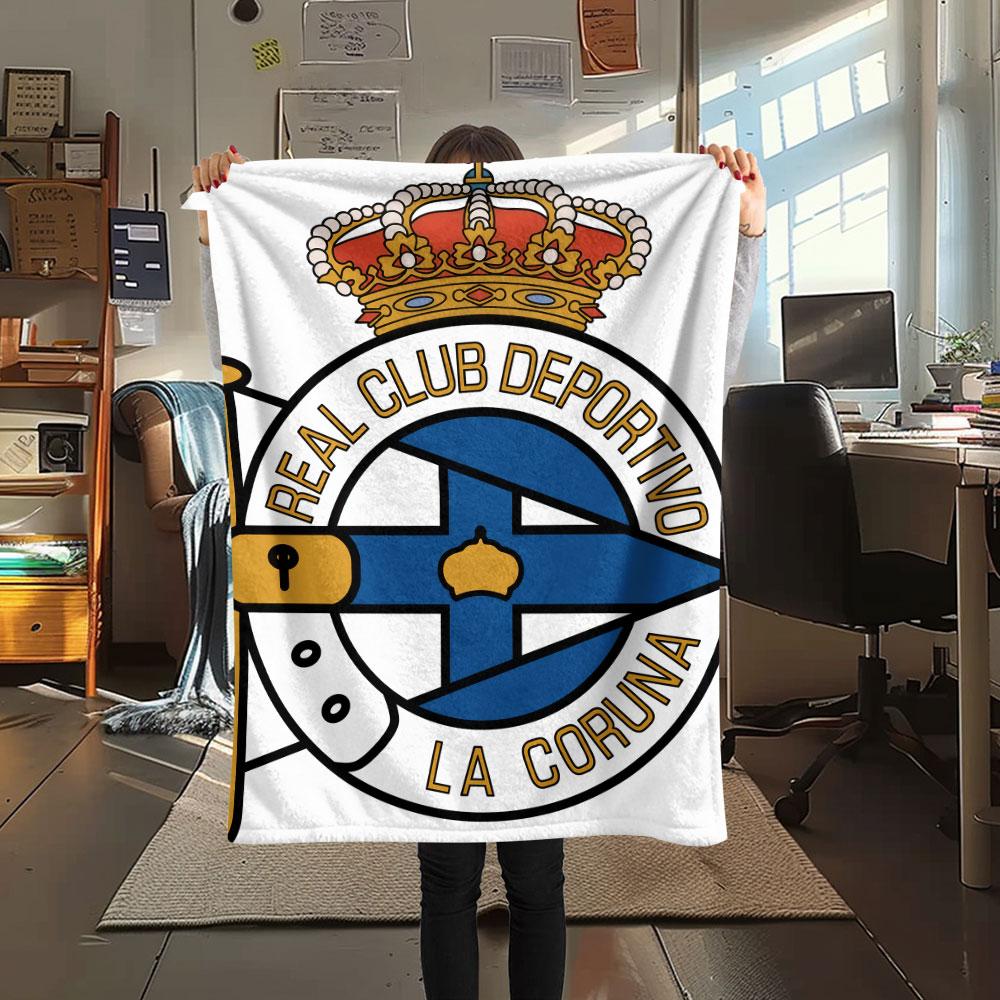 Deportivo logo Blanket, High quality Comfortable for All Seasons, Home Decor, Warmth and Comfort