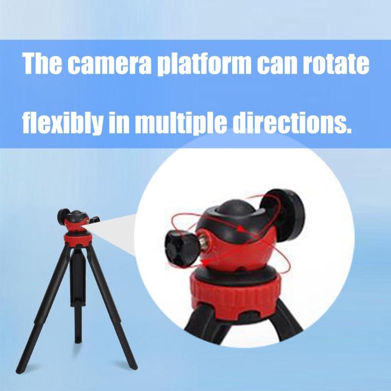 Мини-штатив для настольной съемки, ручной кронштейн-держатель, гибкая шаровая головка, крепление с винтом 1/4 дюйма для селфи