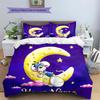 Diddl Custom Name Pattern Bedding,Quilt Set Quilt Cover Pillowcase Home Birthday Gift(1 * duvet cover + 2 * pillowcase, without core)