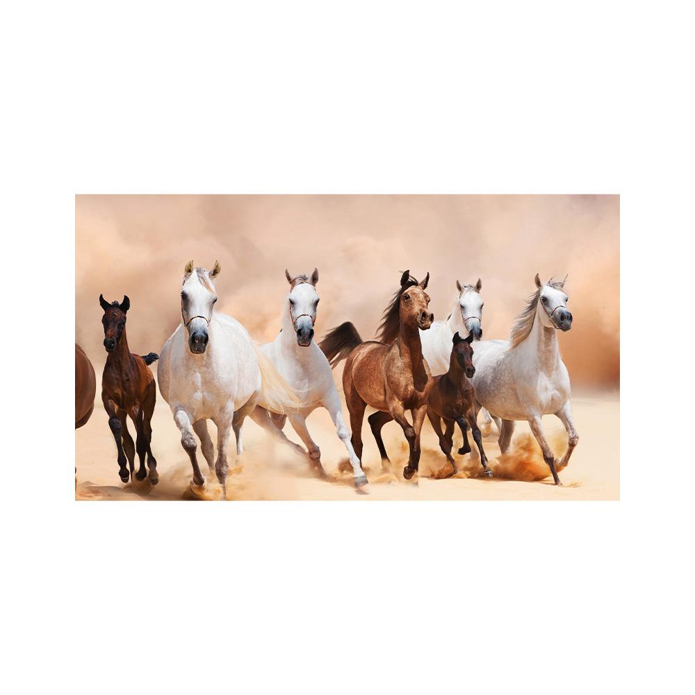 Modern Galloping Horses Landscape Canvas Painting Posters and Prints Wall Art Picture for Living Office Room Bedroom Home Decorating