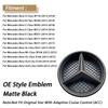 pbfvl2 2025 Hot 3D Mirror Front Grille Emblem For Mercedes Benz A/B/C/E/S/R/ML/SL W176 W246 W205 W212 W207 W217 W251 R231 W166 X166 X15