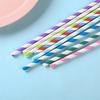25 шт. Бумажные трубочки Одноразовые столовые приборы Кухонные принадлежности Украшения для свадьбы, дня рождения