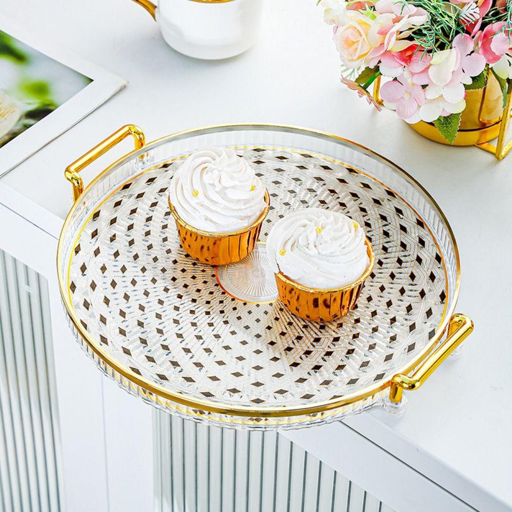 С ручкой Поднос для украшения Рамадана Домашний поднос для хранения хлеба Поднос для чая Мубарак Ид