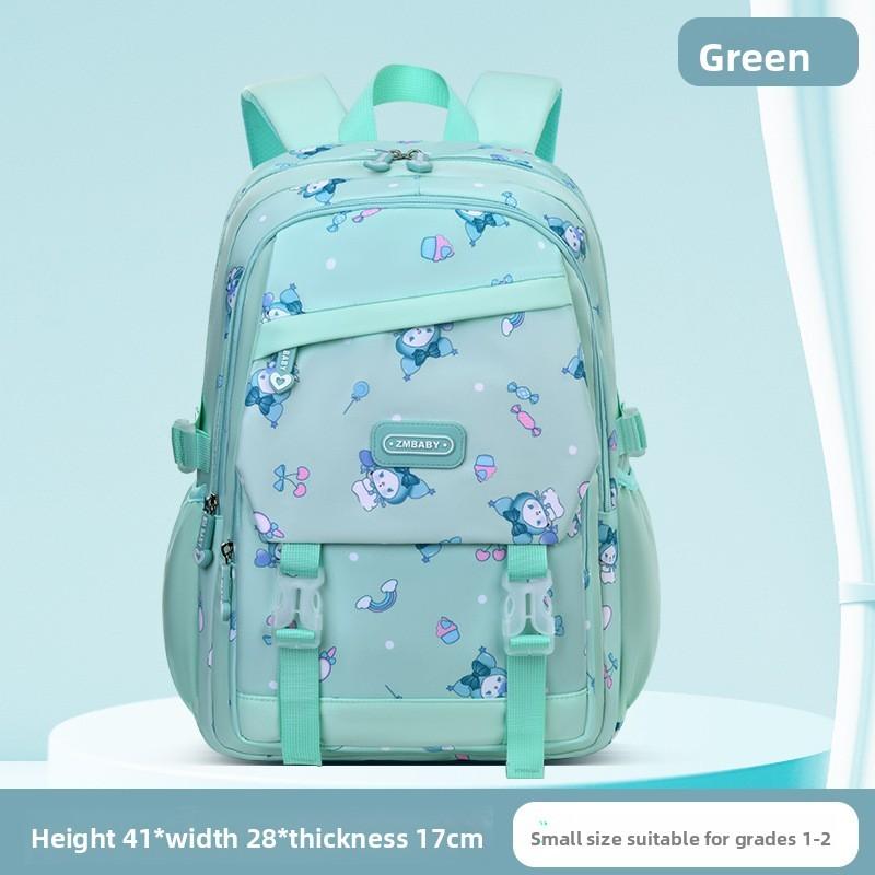 Kuromi Childrens School Backpack With Breathable Nylon And Padded Straps For Girls