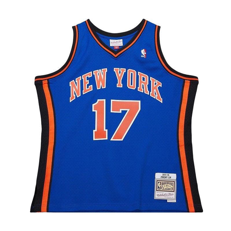 Mitchell & Ness x NBA Нью-Йорк Никс SWINGMAN Fan Edition SS25 Баскетбольная майка Мужская Синяя JY11631-NYKROYA