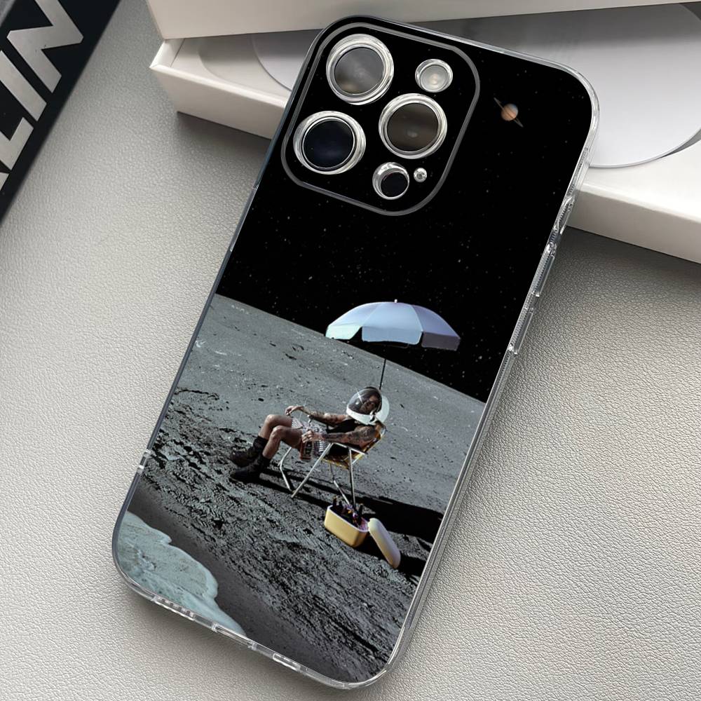 Чехол для телефона певца R-Rauw Alejandro Для iPhone 17 16 15 14 13 11 12 Pro Max Mini Plus Ударопрочный Прозрачный Мягкий ТПУ
