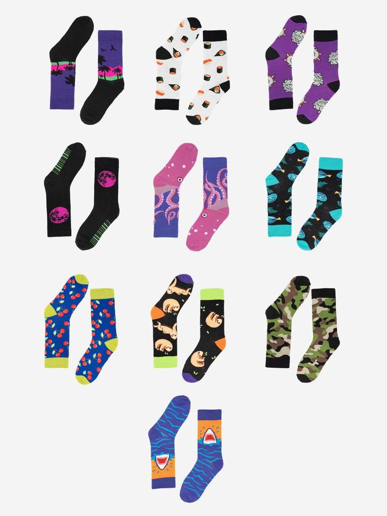 Set of 10 pairs of socks Urban Socks Set Mix ML12 41-46