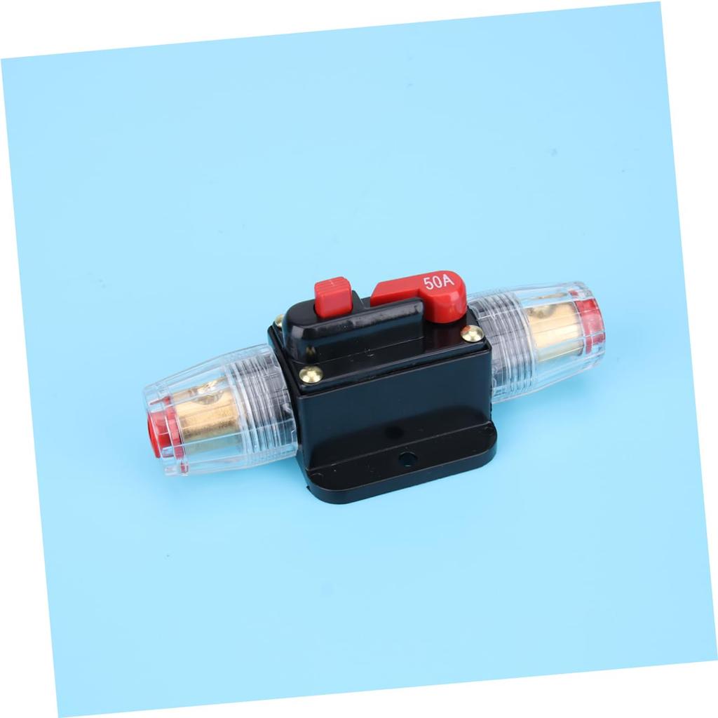 COSMEVIVI Circuit Breaker Reset Fuse Holder Reset Fuse Circuit Breaker Reset Fuse 60a Circuit Breaker Fuse