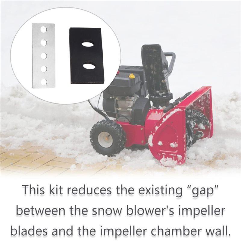 3/8 Inch Snowblower Impeller Modification Kit 3-Blade For Modifies 2-Stage Machine,Improve Efficiency Of The Snow Blower