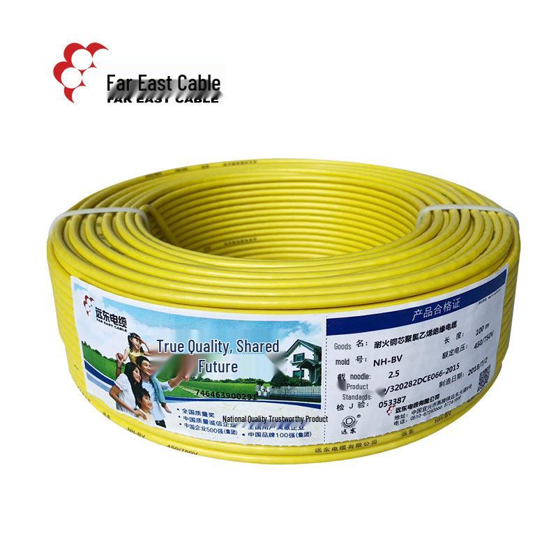 Far East Copper Core BV 10SQ Flame Retardant Home Power Cable