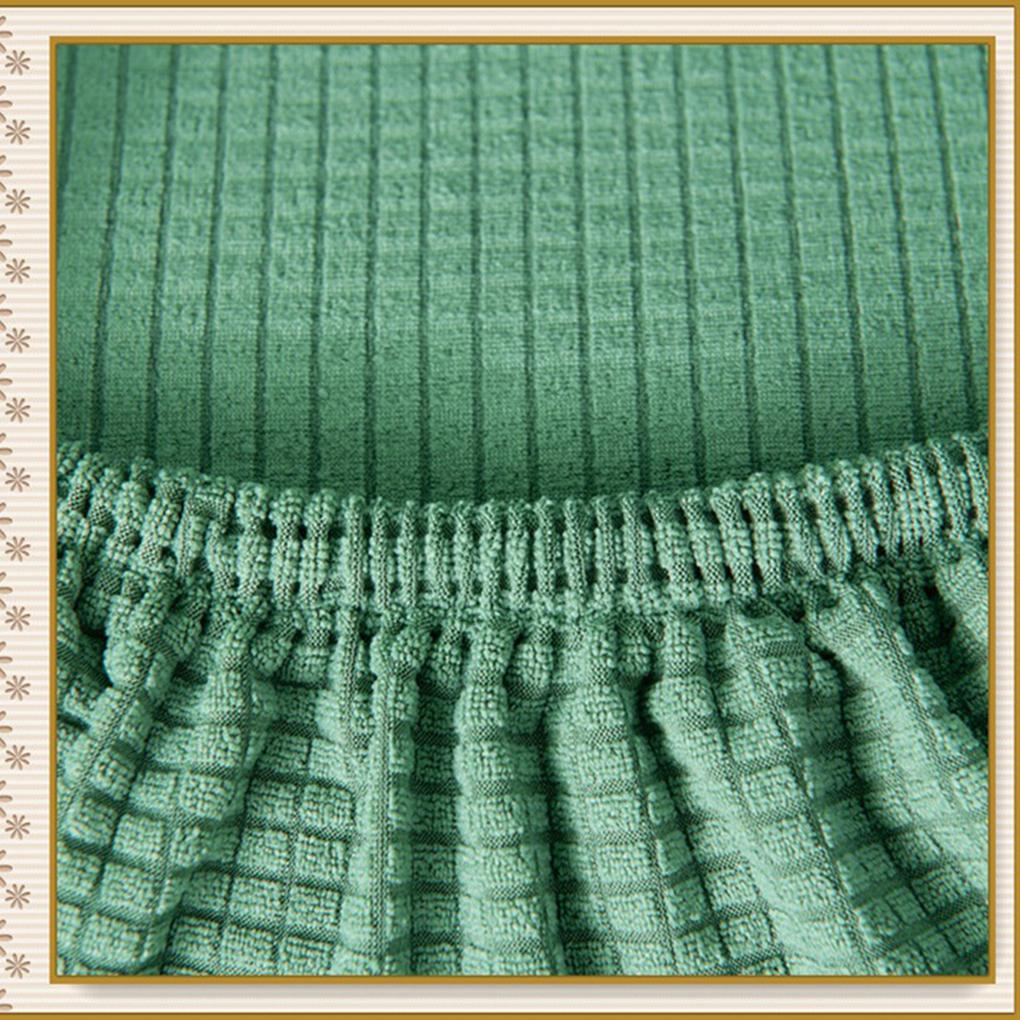 Chair Cushion Cover Seat Covers Backrest Protector Soild Color Adjustable Dirt-Resistant for Banquet Home Kitchen