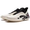 Li Ning WOW11 Низкие Профессиональные Баскетбольные Кроссовки Мужские Бело-Черные ABAU049-1
